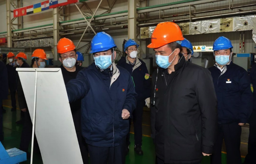 临潼区委副书记、代区长黄可深入陕鼓调研部署疫情防控工作